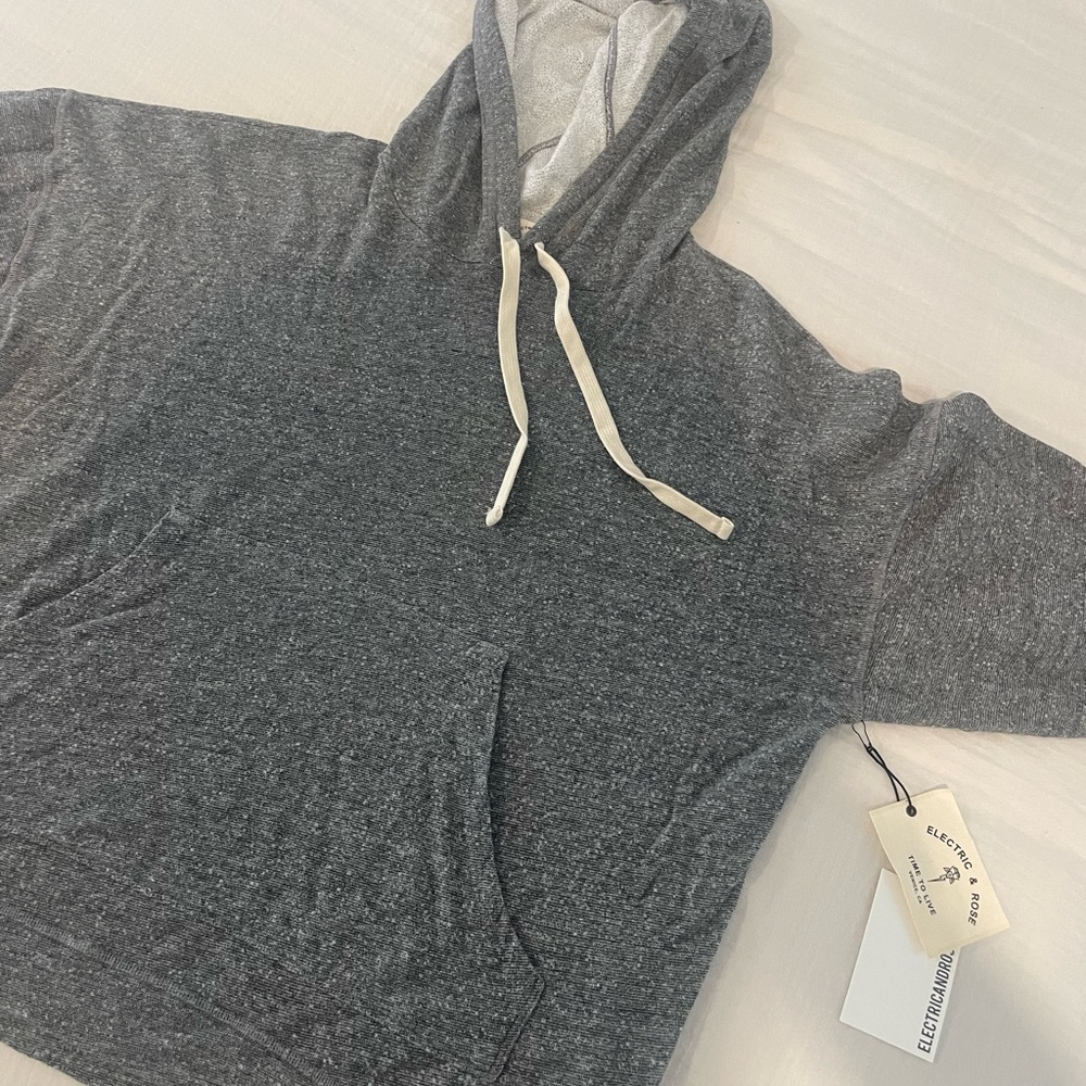 Electric & Rose Gray Hoodie